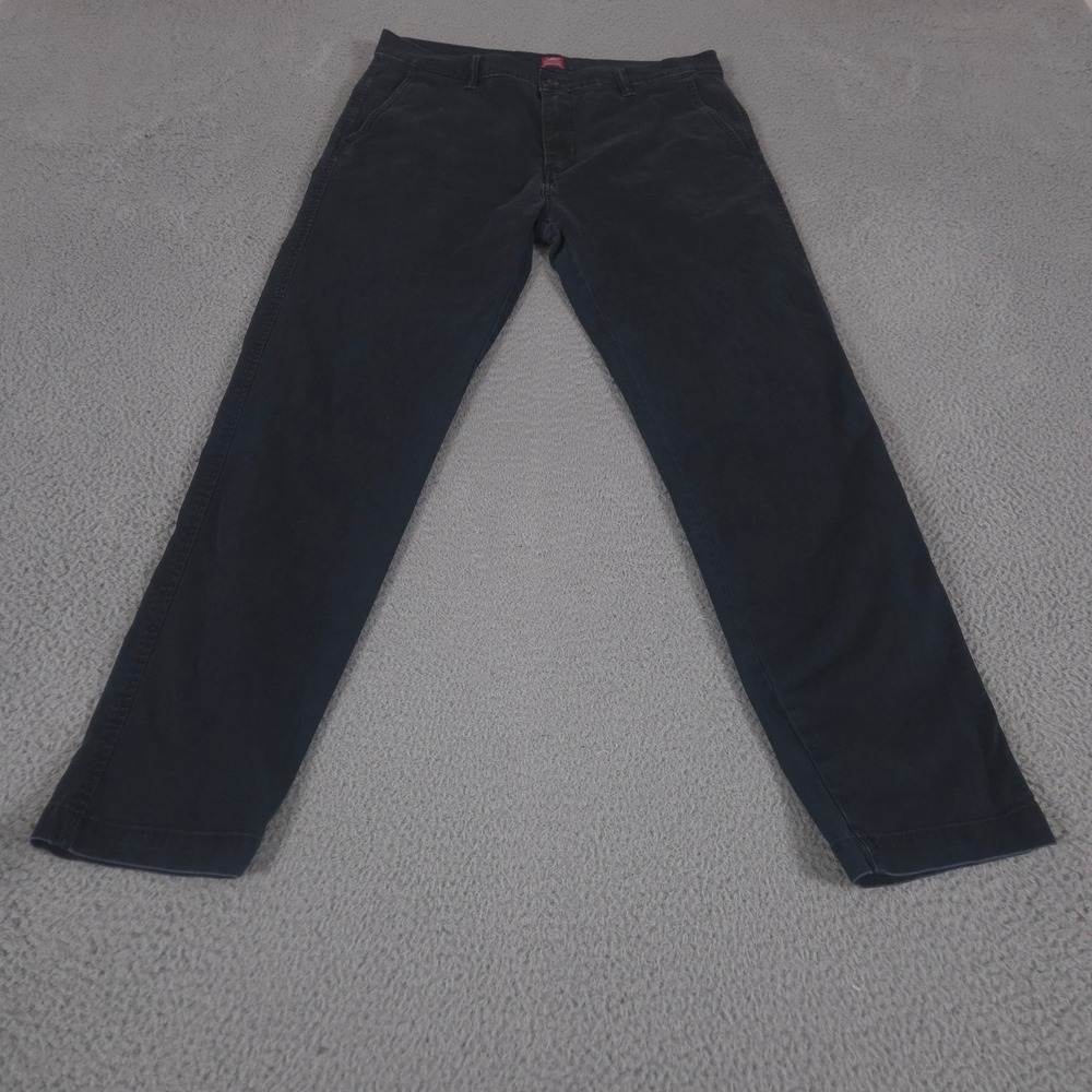 Levi's‎ Pants Mens 36x34 Blue XX Chino Standard Taper Cotton Stretch Leg Preppy